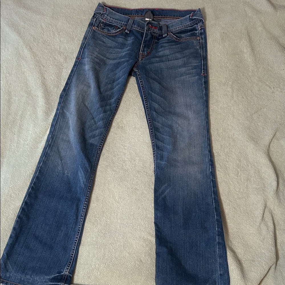 Armani Exchange Dark Blue Boot Cut Jeans